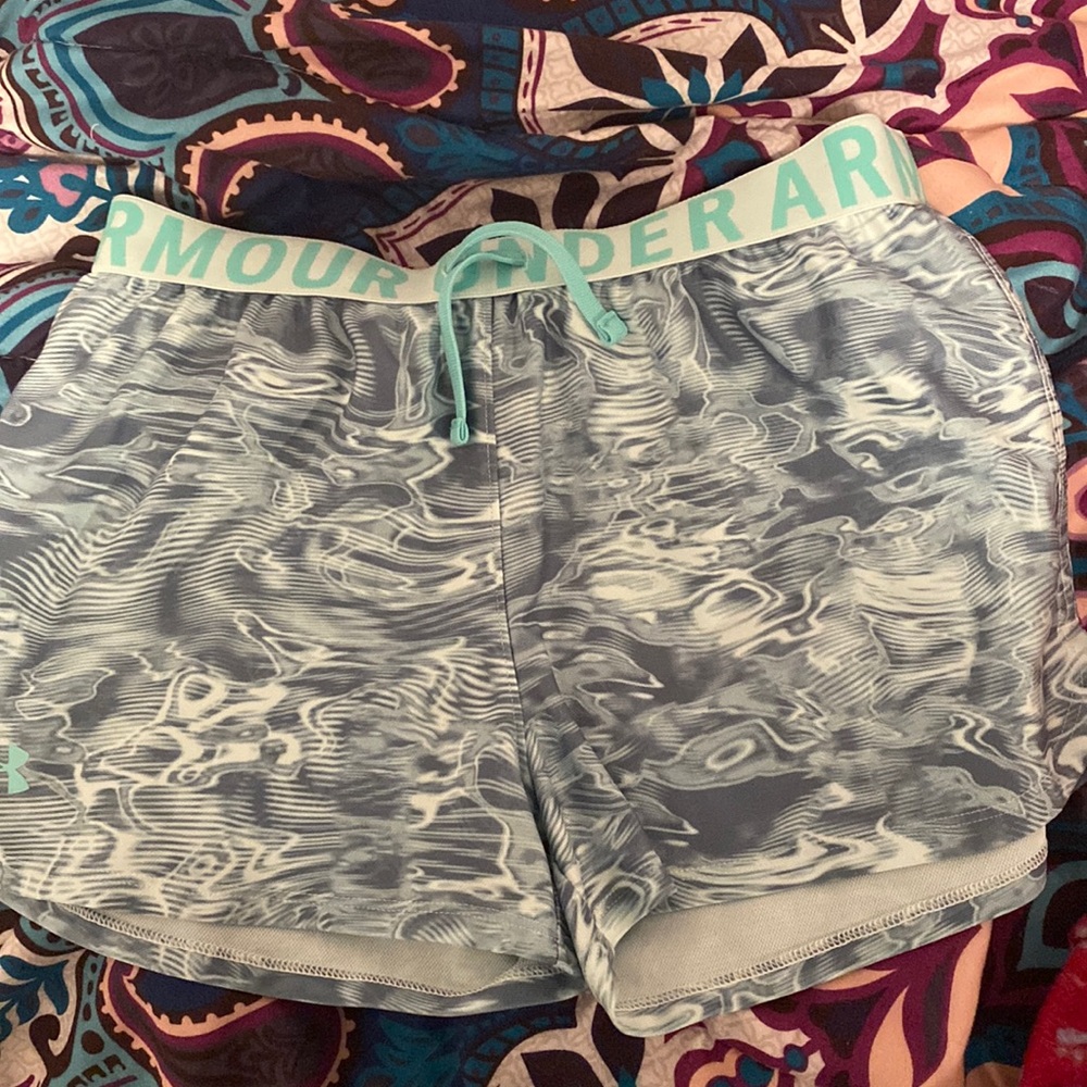 Youth XL Under Armor Gray Marble